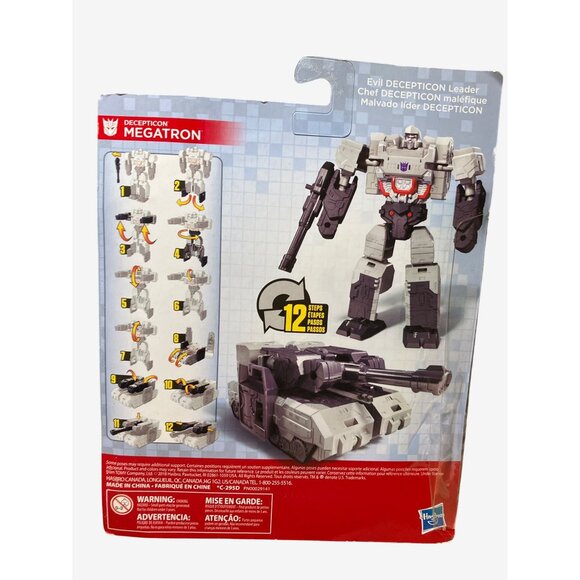Transformers Decepticon Megatron Action Figure Hasbro Tank Mode Transformation - Picture 10 of 16